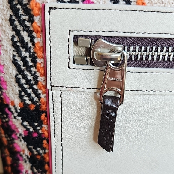 Coach 2012 NWT Tattersall Wool Leather Shoulder Bag - Picture 6 of 12